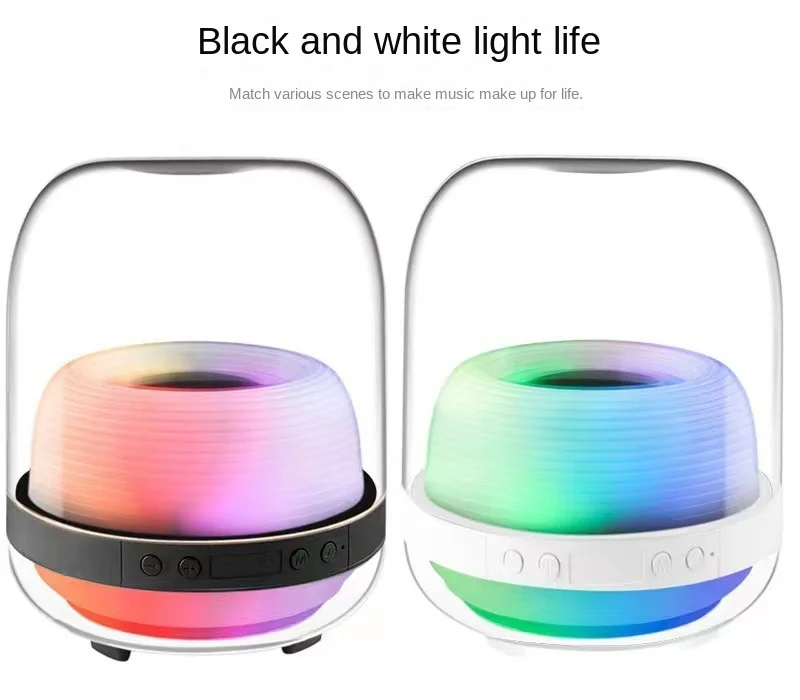 dropship Bluetooth Speaker, Small Mini Wireless Portable Speakers with Colorful Light, HiFi Sound, Long Playtime,Gift for Women Girls Kids Daughter Sister